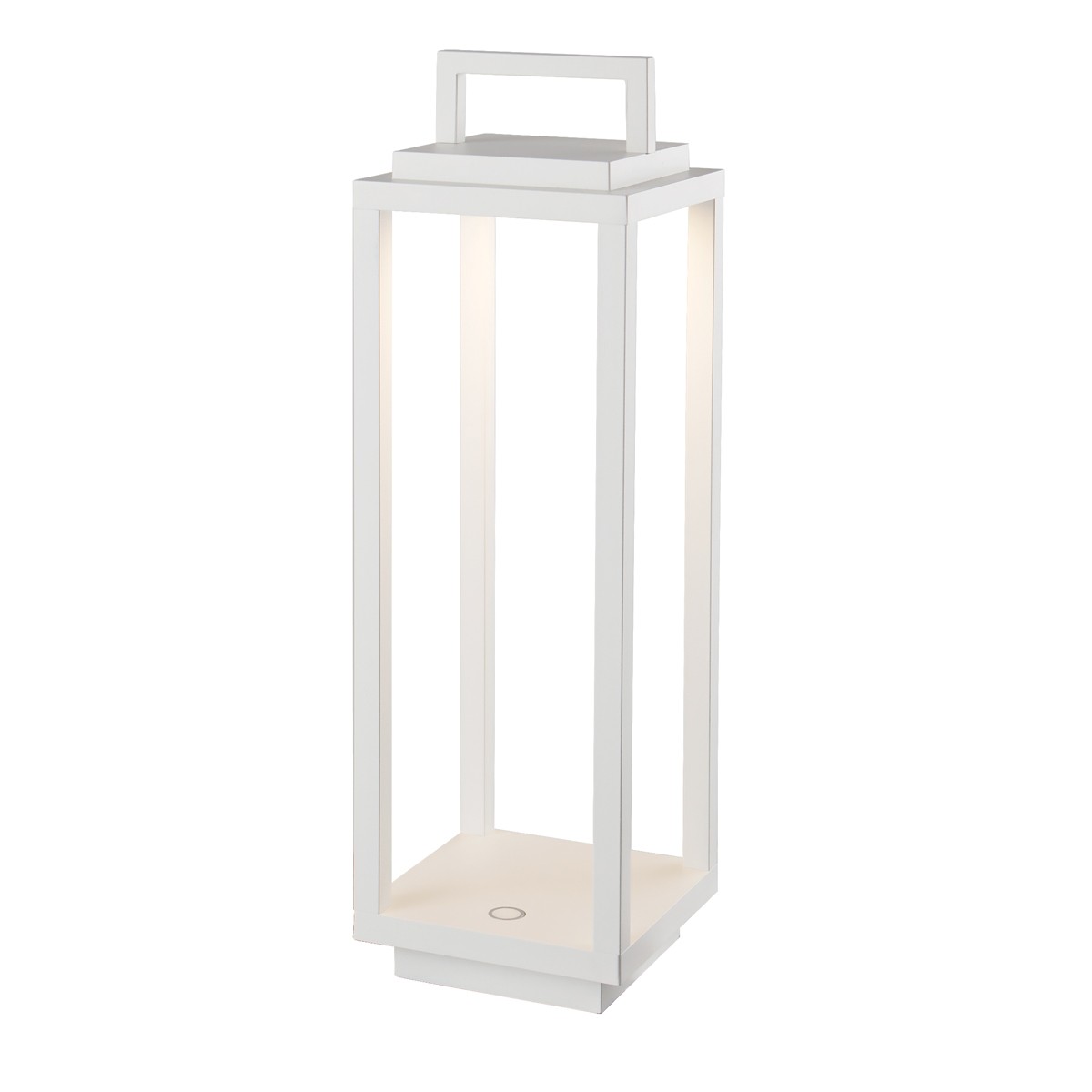 VK Lighting VK/03210/W/W Φωτιστικό Φαναράκι Εξωτερικού Χώρου με Ενσωματωμένο LED σε Λευκό Χρώμα 3000K 